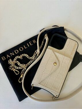 Bandolier Vivian Croc-Embossed Faux Leather Phone Crossbody for iPhone 13 ProMax